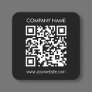Create a QR code instantly Modern simple design Square Sticker