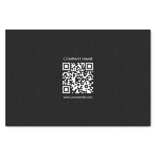 Create a QR code instantly Modern simple design Tissue Paper