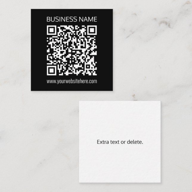 Create a QR Code Instantly with Your Website’s URL Enclosure Card (Front/Back)