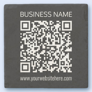 Create a QR Code Instantly with Your Website’s URL Stone Coaster