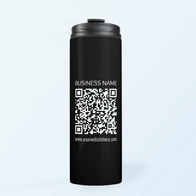 Create a QR Code Instantly with Your Website’s URL Thermal Tumbler (Creator Uploaded)