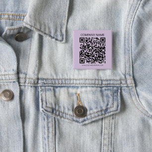 Create a QR Code   Pale Lavender Violet Button