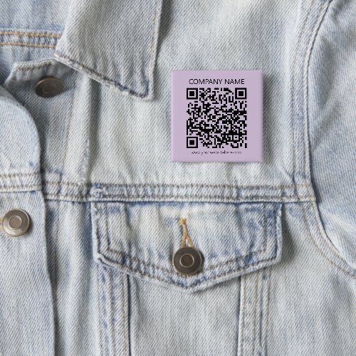 Create a QR Code | Pale Lavender Violet Button