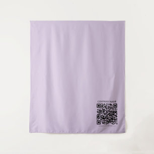 Create a QR Code   Pale Lavender Violet Tapestry