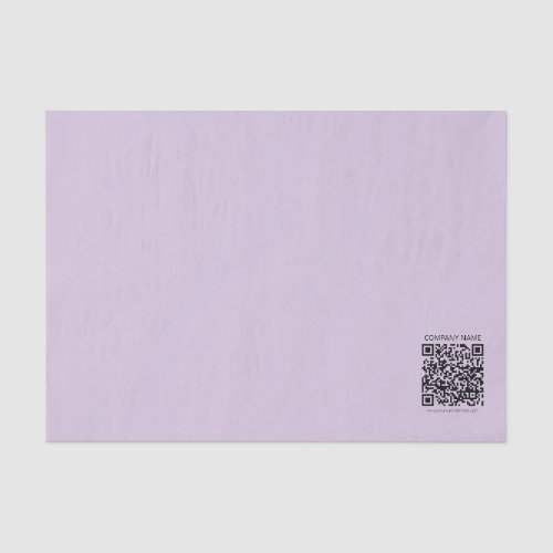 Create a QR Code | Pale Lavender Violet Tissue Paper