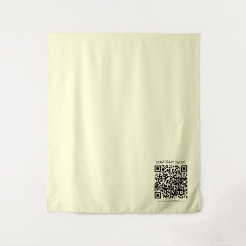 Create a QR Code | Pale Yellow Tapestry