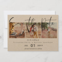 Create a Rustic Engagement Photo Save the Date