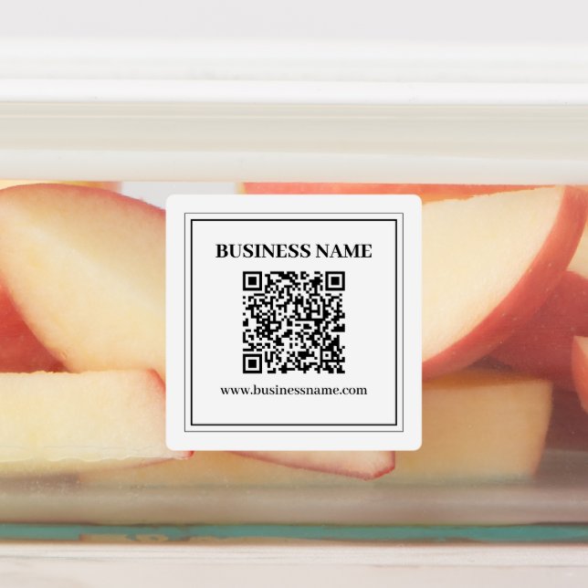 Create a Scannable QR code | Black & White Labels (Affixed)