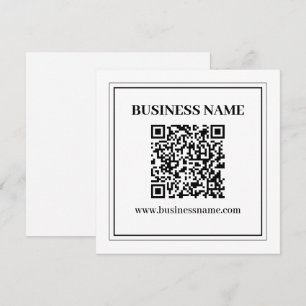 Create a Scannable QR code Black & White Note Card