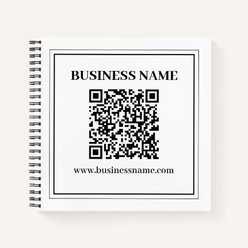 Create a Scannable QR code | Black & White Notebook