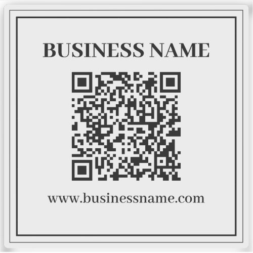 Create a Scannable QR code | Black & White Sticker