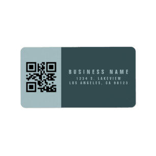 Create a Scannable QR Code Modern Return Address Label