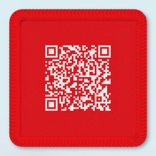 Create a Scannable Red (editable) QR code Patch