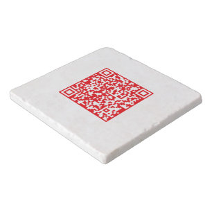 Create a Scannable Red (editable) QR code Trivet