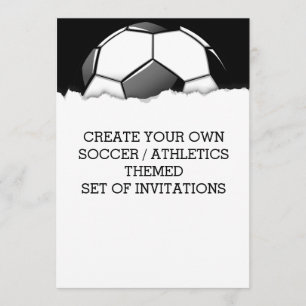 Create a Soccer Game Themed Invitation