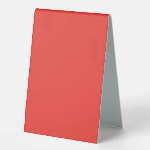 Create a Striking Red Background with White Border Table Tent
