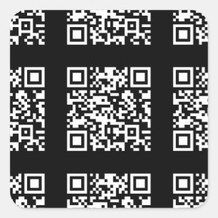 Create a Tiled QR code Pattern   Editable Color Square Sticker