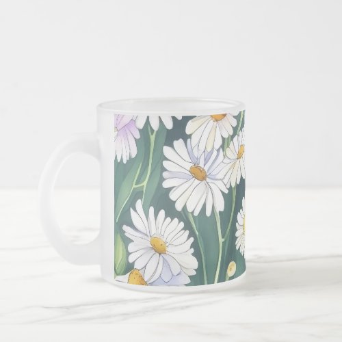 Create a timeless look with the classic beauty  frosted glass coffee mug
