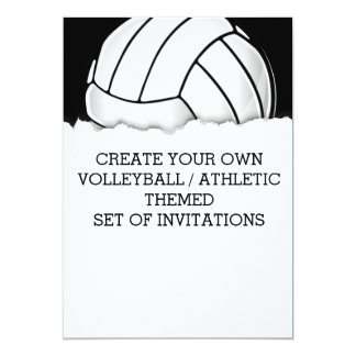 Volleyball Invitations Printable 2