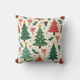 Create a warm and cozy Christmas atmosphere! Throw Pillow