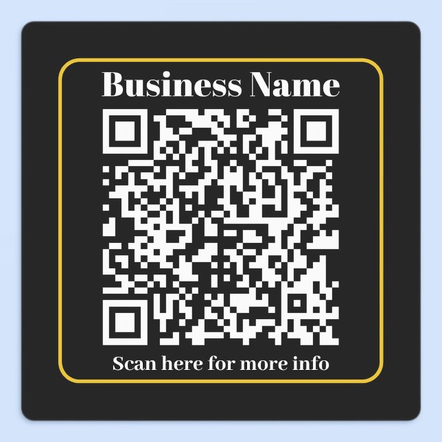 Create a Waterproof Business QR code Labels (Creator Uploaded)