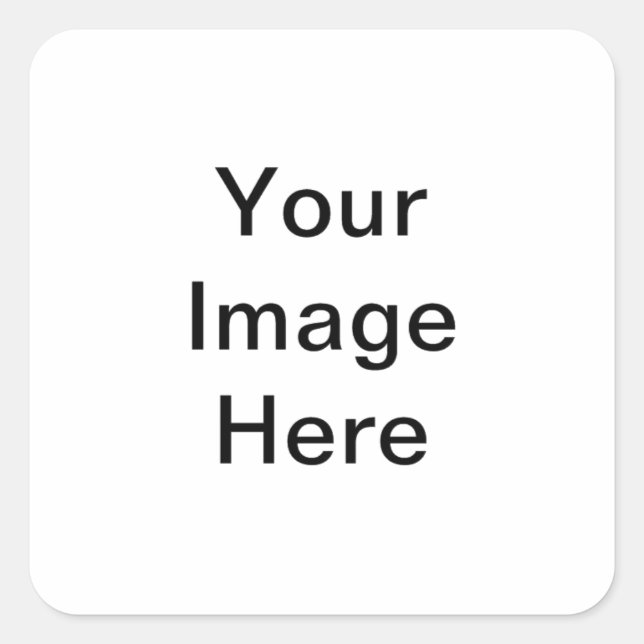 Create amazing custom products with artwork your square sticker (Front)