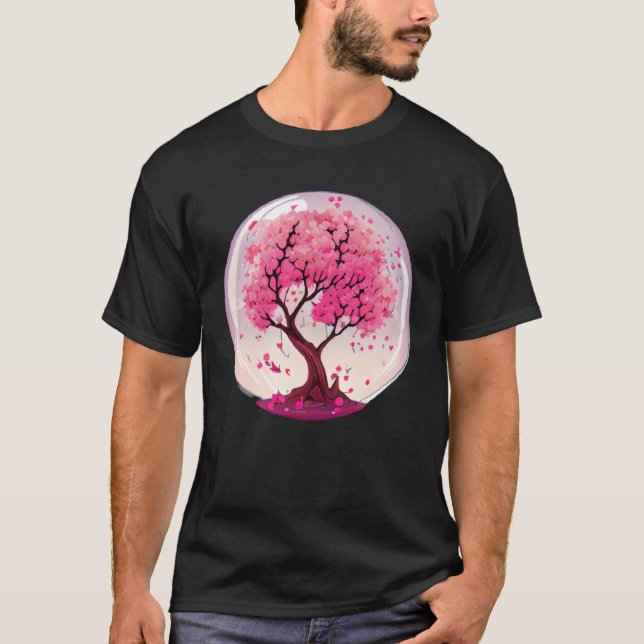Create an Ambiance of Renewal with this Cherry Blo T-Shirt (Front)