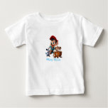 Create an image of the Avengers battling their way Baby T-Shirt