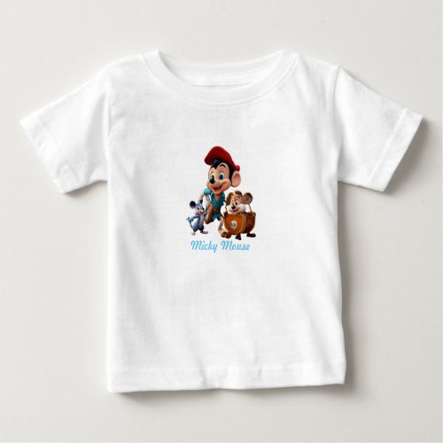 Create an image of the Avengers battling their way Baby T_Shirt