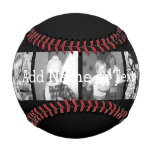 Create An Instagram Collage With 4 Photos - Black Baseball at Zazzle