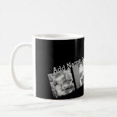 Create an Instagram Collage with 4 photos - black Coffee Mug (Left)
