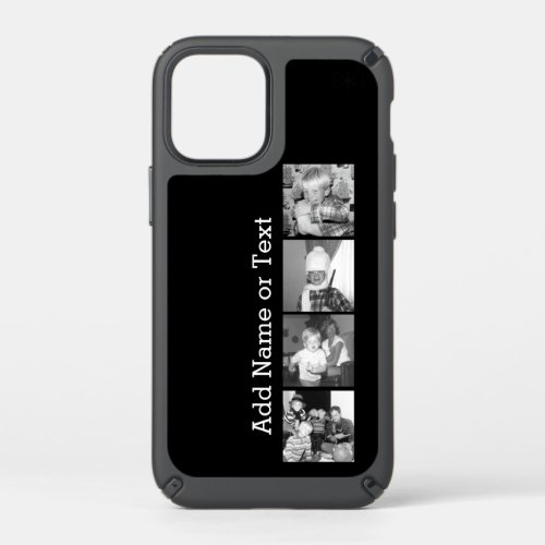 Create an Instagram Collage with 4 photos _ Black Speck iPhone 12 Mini Case
