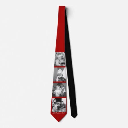 Create An Instagram Collage With 4 Photos - Red Neck Tie