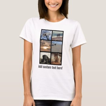 Create An Instagram Photo T-shirt by cutencomfy at Zazzle