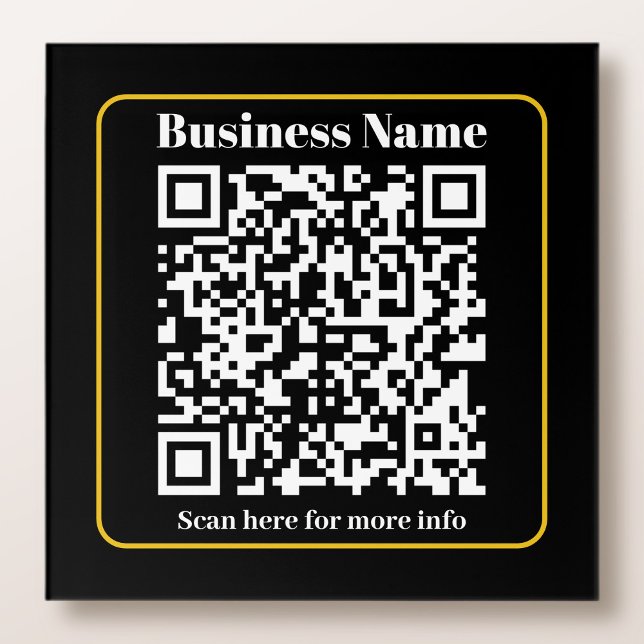 Create an Instantly Scannable Business QR code Acrylic Print (Creator Uploaded)