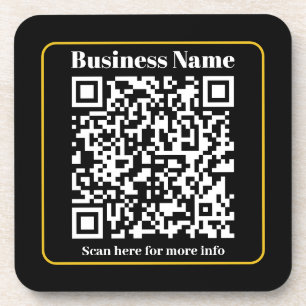 Create an Instantly Scannable Business QR code Beverage Coaster