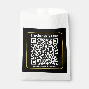 Create an Instantly Scannable Business QR code Favor Bag