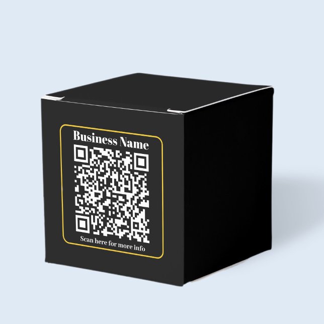 Create an Instantly Scannable Business QR code Favor Boxes (Creator Uploaded)