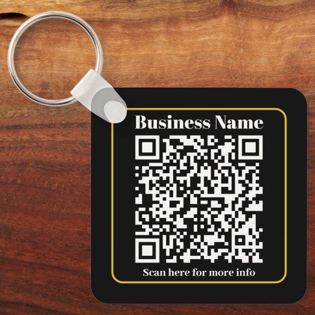 Create an Instantly Scannable Business QR code Keychain (Front)