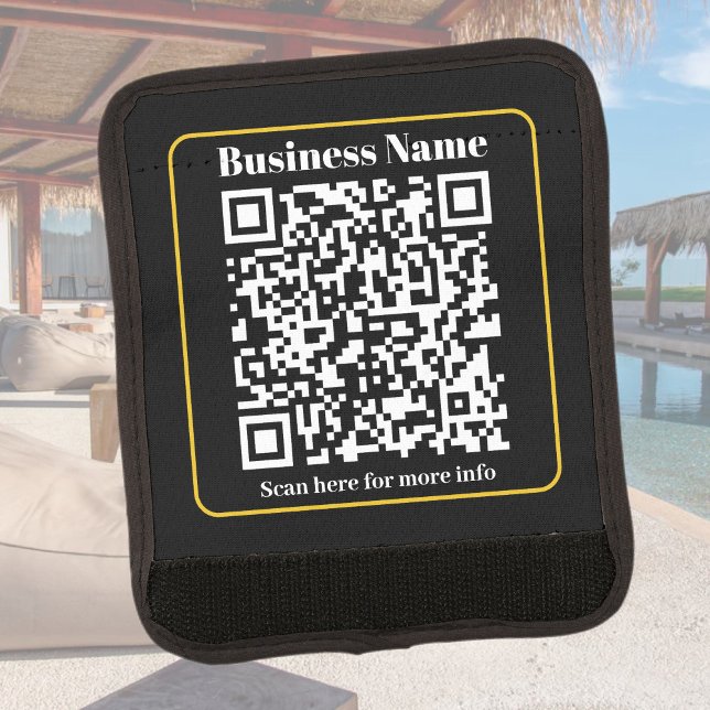 Create an Instantly Scannable Business QR code Luggage Handle Wrap (Creator Uploaded)