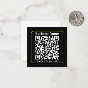 Create an Instantly Scannable Business QR code Note Card