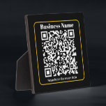 Create an Instantly Scannable Business QR code Plaque<br><div class="desc">Stylish looking QR code template,  simply change the sample text to your own website’s URL to instantly generate your own unique QR code!</div>