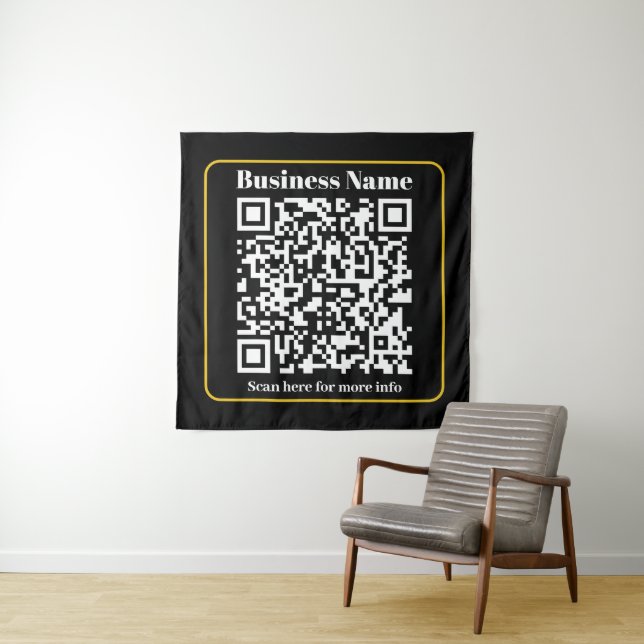 Create an Instantly Scannable Business QR code Tapestry (In Situ)