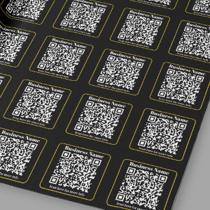 Create an Instantly Scannable Business QR code Wrapping Paper