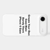Create An  iPhone 4/4S  (Case-Mate) Case-Mate iPhone Case (Back (Horizontal))
