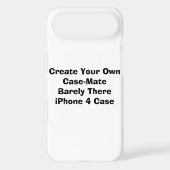 Create An  iPhone 4/4S  (Case-Mate) Case-Mate iPhone Case (Back)