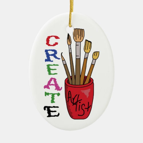 Create Art Ceramic Ornament