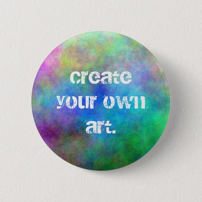 Create Art Watercolor Button (Front)