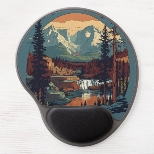 Create artistic illustrations showcasing the beaut gel mouse pad