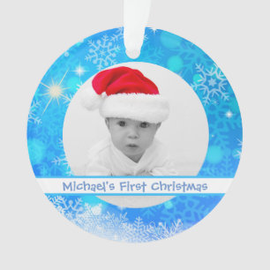 Create Baby Photo Christmas Ornament